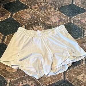 Nike Women's Cream Athletic Shorts